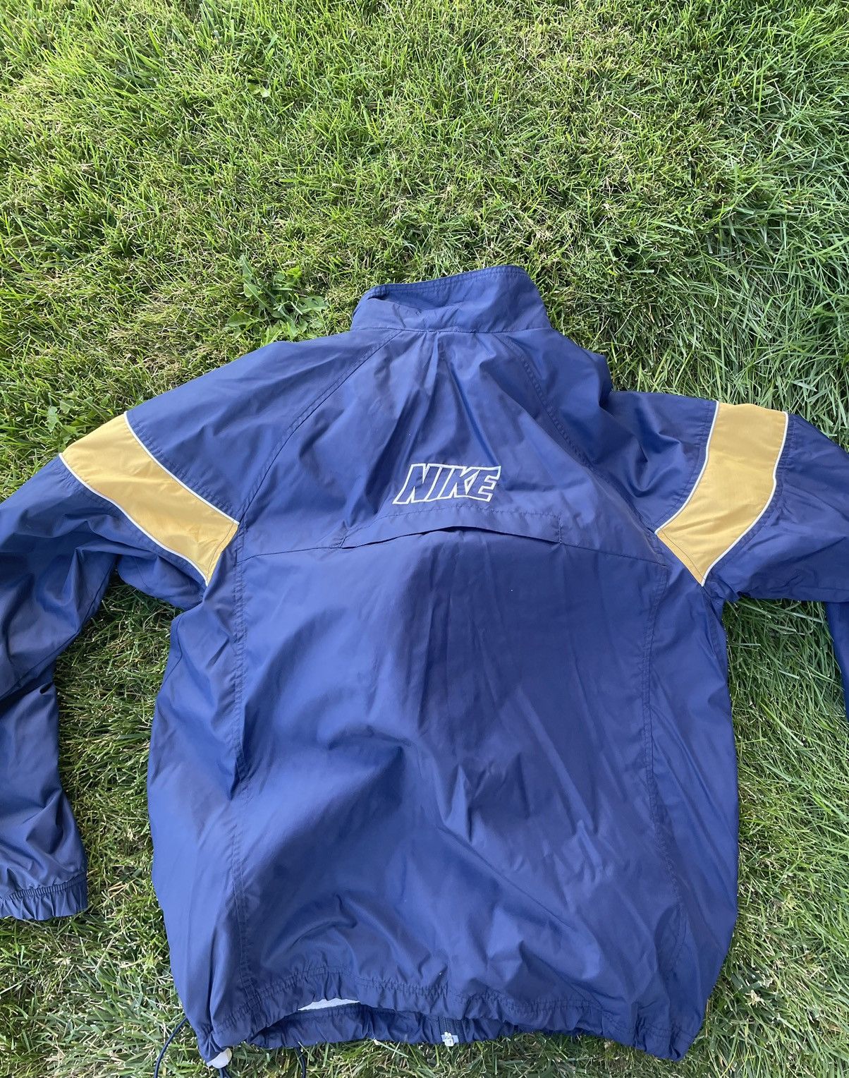 Nike Vintage Nike Drill Track Jacket Michigan Blue/Yellow Size US M / EU 48-50 / 2 - 5 Thumbnail