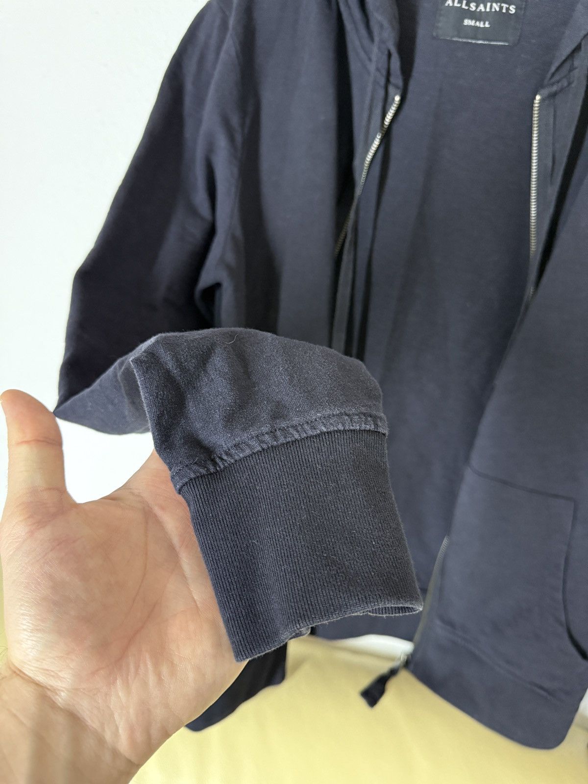 Allsaints Allsaints Zip Hoodie Navy Size US S / EU 44-46 / 1 - 7 Thumbnail