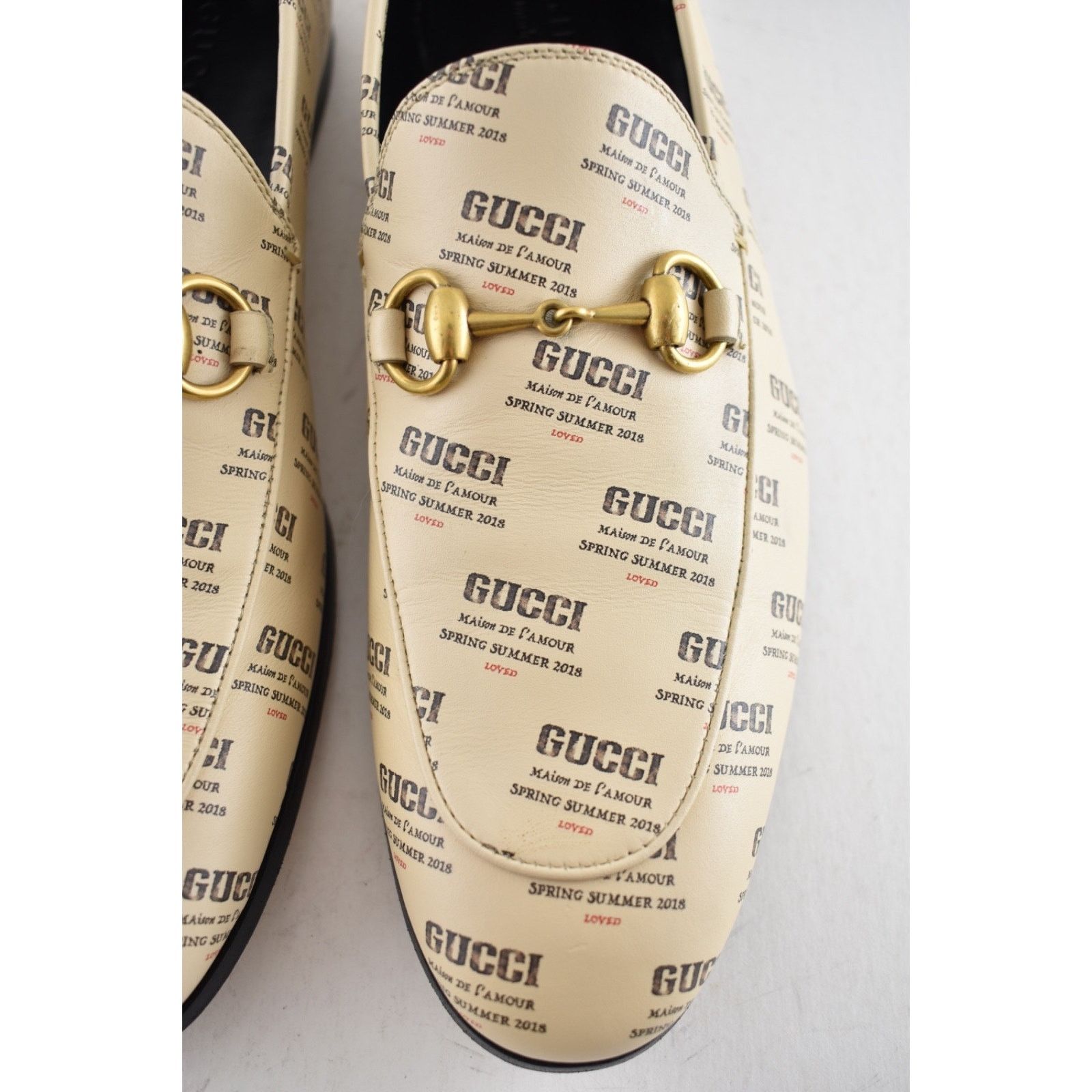 Gucci Gucci Brixton Soy Black Stamp Horsebit Loafer Flat G9 US10 Size US 10 / EU 43 - 11 Thumbnail