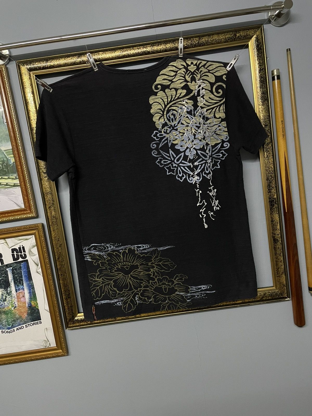 Designer × Japanese Brand × Vintage Vintage 1990s Japan Designer Traditional Sukajan Koi Tshirt Size US M / EU 48-50 / 2 - 6 Thumbnail