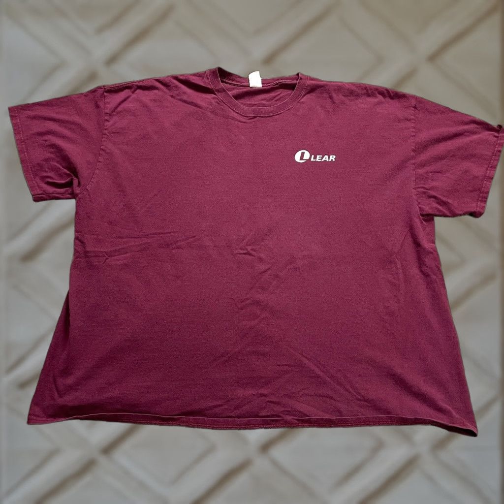 Gildan Vintage Gildan Ultra Cotton Graphic T-Shirt Men 4XL Crew Neck Short Sleeve Maroon Outdoor Size US XXL / EU 58 / 5 - 1 Thumbnail