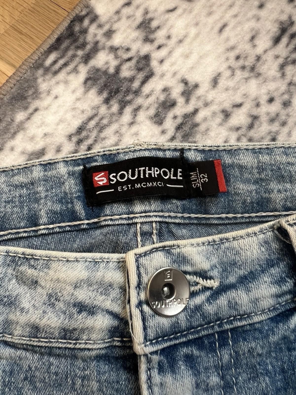 Southpole Southpole Shorts Mens 32 Slim Jean Denim Y2K Vintage Acid Size US 32 / EU 48 - 3 Thumbnail