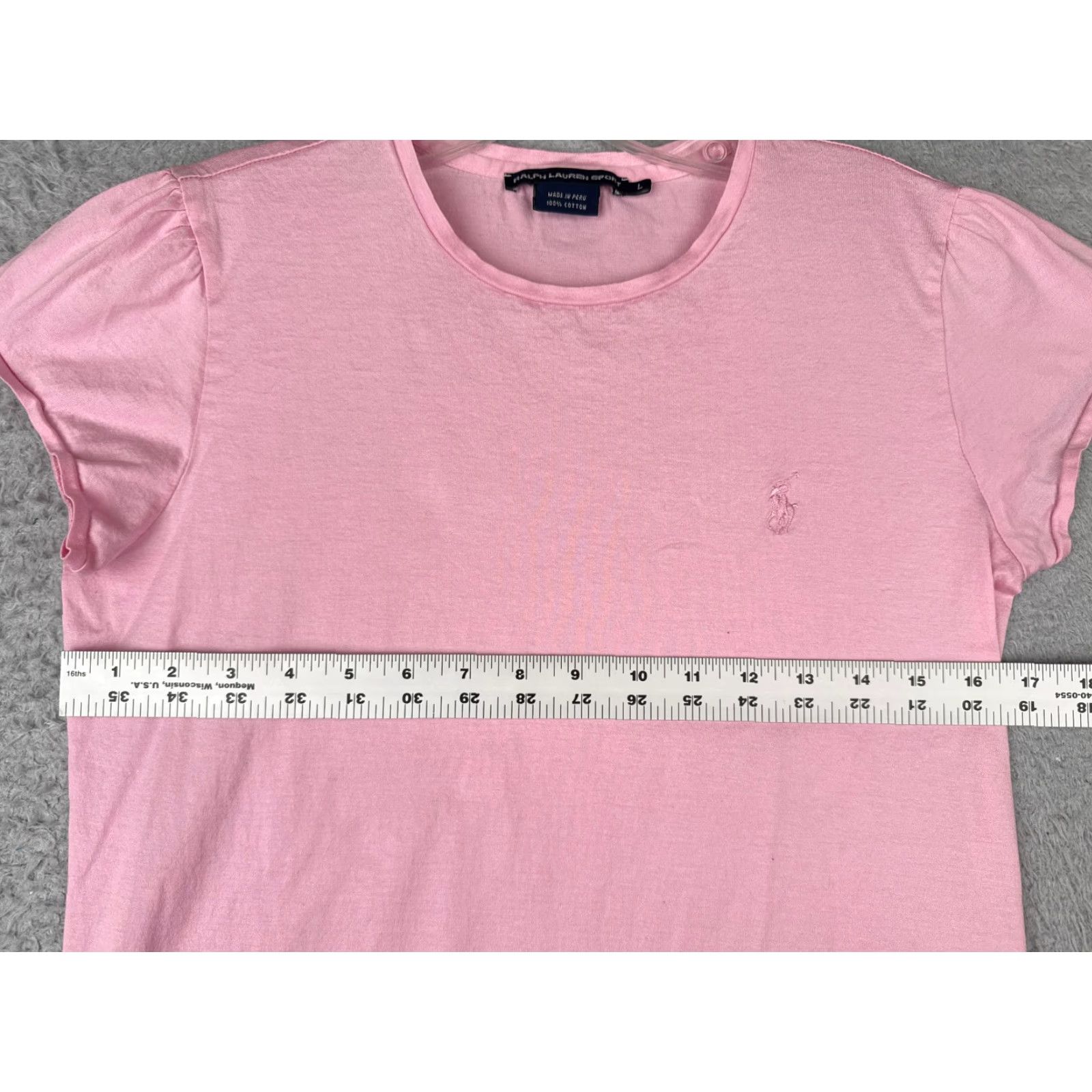 Polo Ralph Lauren RALPH LAUREN SPORT Polo Shirt Women L Pink 100% Cotton Short Sleeve Casual Size L / US 10 / IT 46 - 7 Thumbnail