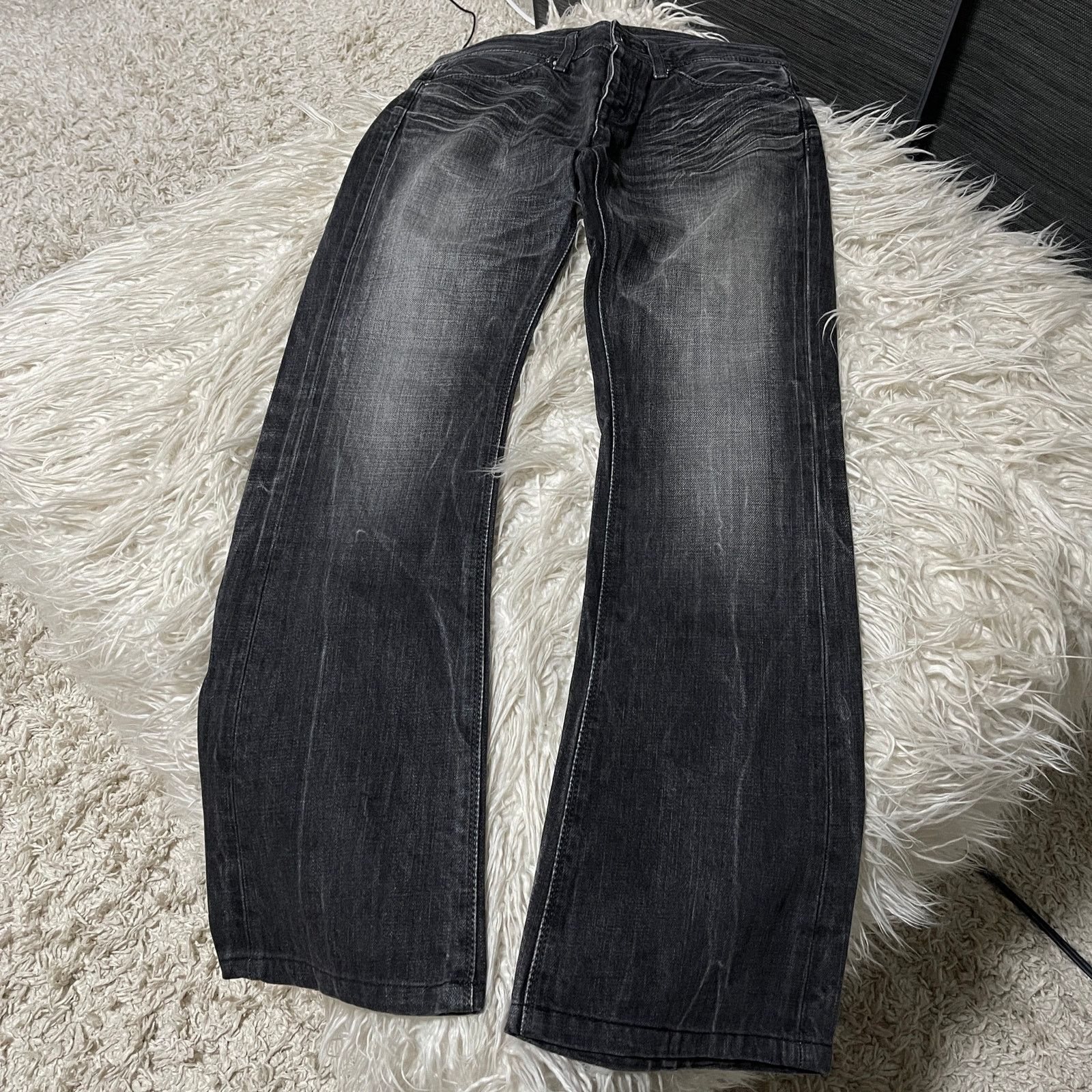 GOSTAR DE FUGA × Tornado Mart × Vintage GOSTAR DE FUGA Vintage Clawmark Low-rise Bootcut Denim Jeans Size 30" / US 8 / IT 44 - 7 Thumbnail