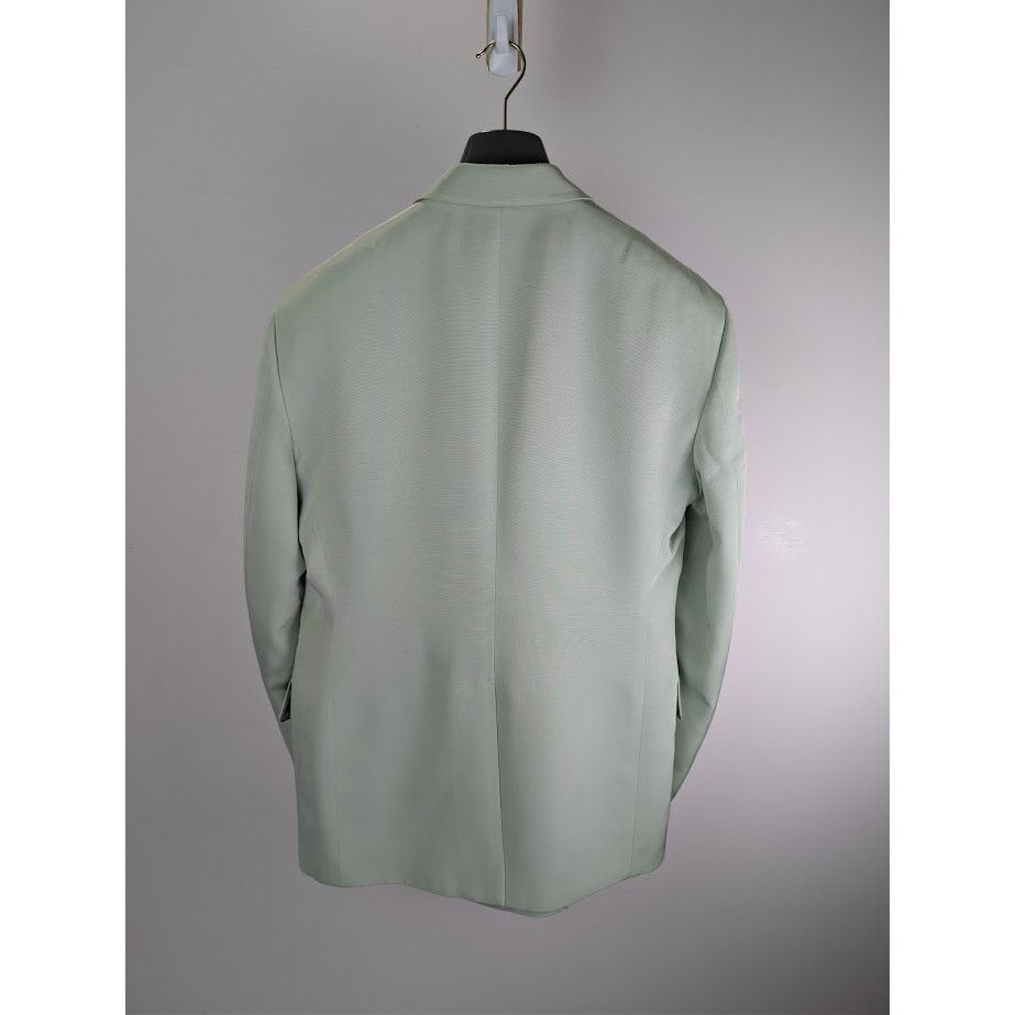 Tom Ford o1rshd1 Double Breasted Jacket in Light Green Size US M / EU 48-50 / 2 - 11 Thumbnail