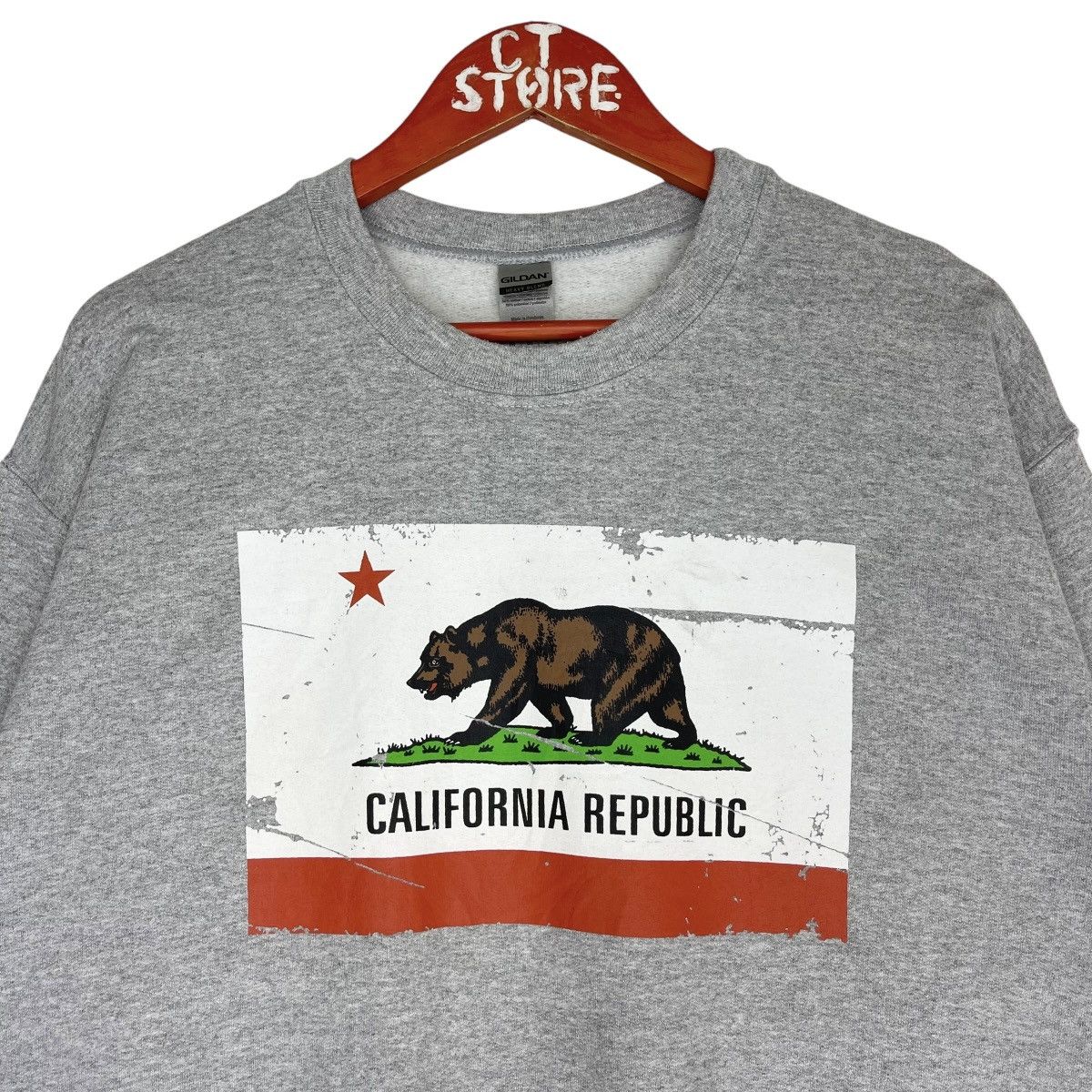 California Republic × Vintage California Republic Bear Crewneck Sweatshirt Size US M / EU 48-50 / 2 - 3 Thumbnail