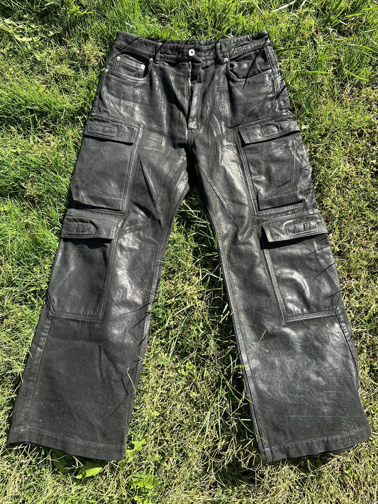 Rick Owens Drkshdw Rick Owens Double Cargo Jeans Size US 32 / EU 48 - 1 Thumbnail