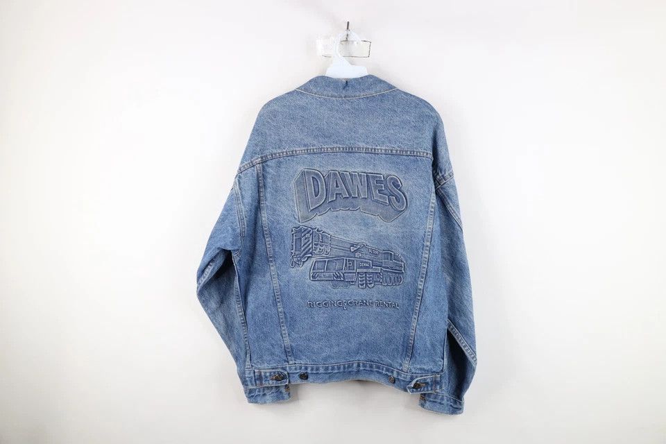 Vintage Vintage 90s Streetwear Crane Denim Trucker Jacket USA Size US M / EU 48-50 / 2 - 15 Thumbnail