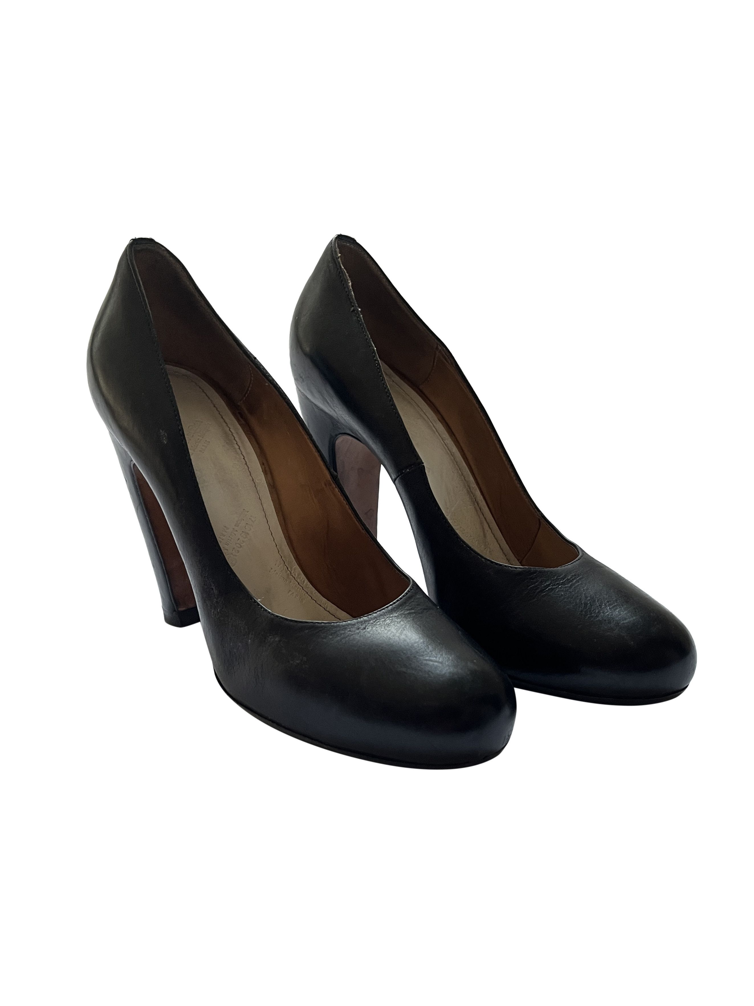 Maison Margiela ⚡️QUICK SALE⚡️Margiela Black Round Toe High Heel Pumps Size US 9.5 / IT 39.5 - 1 Thumbnail