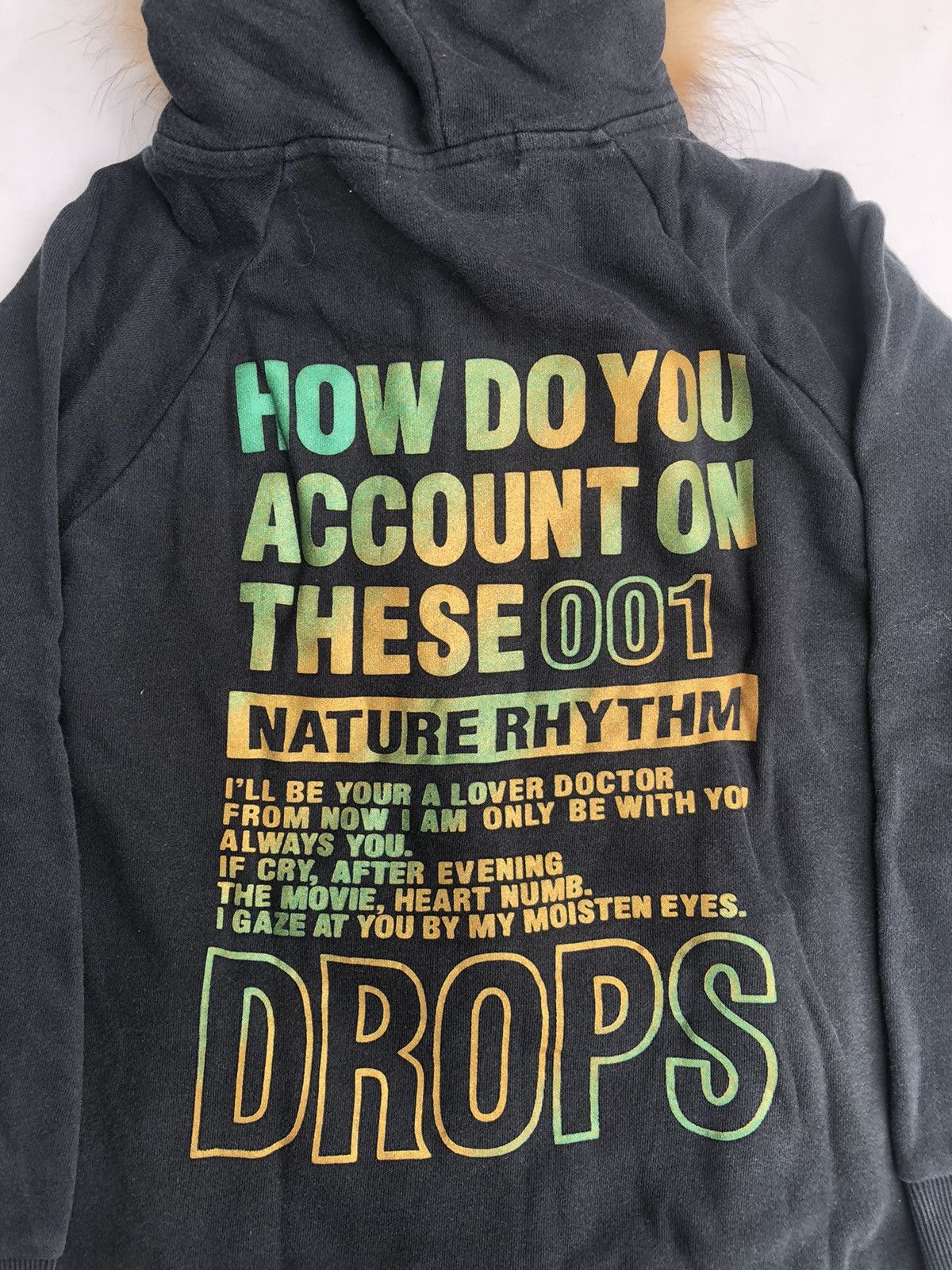 Hysteric Glamour Poem Fur Zipp Hoodie Rock Punk Style Size US L / EU 52-54 / 3 - 9 Thumbnail