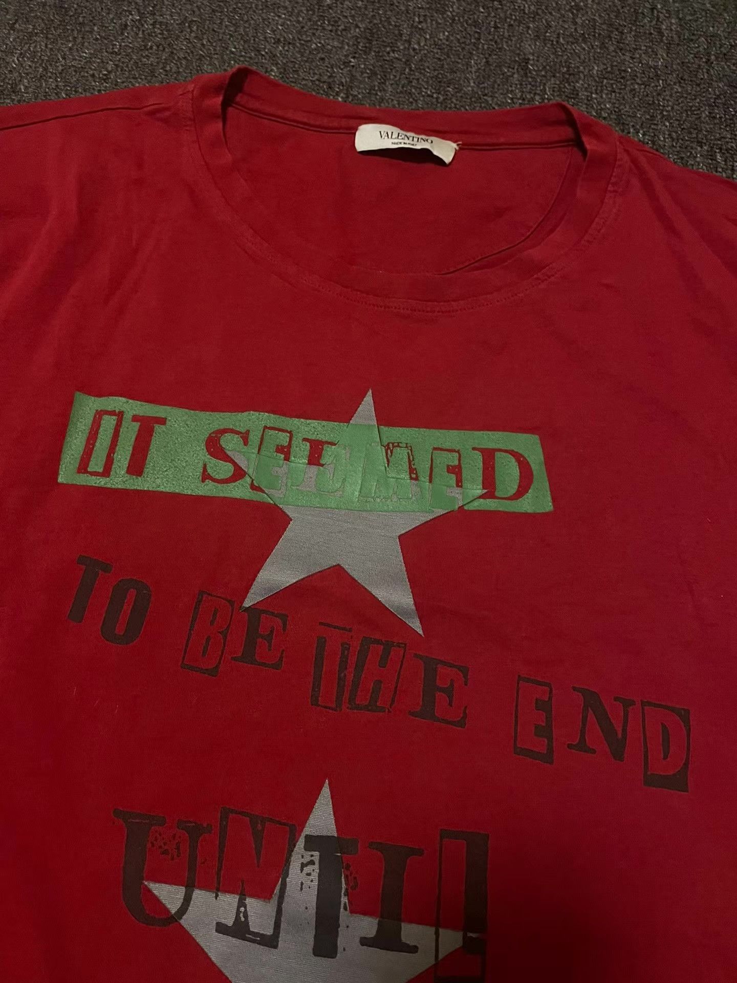 Valentino Valentino Red Short-Sleeve T-Shirt Size US L / EU 52-54 / 3 - 2 Thumbnail