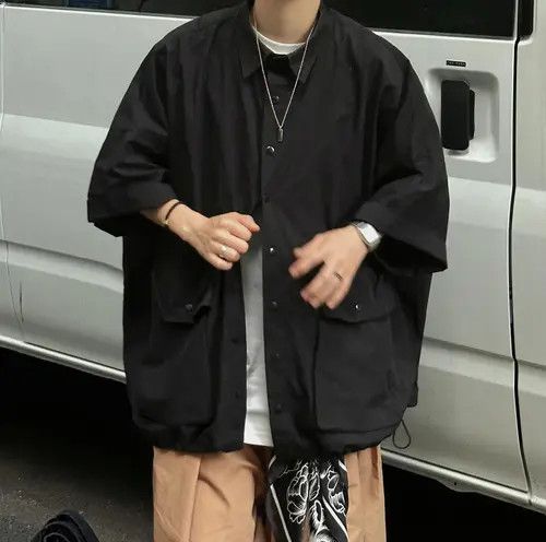 Other Japanese Style Black Oversized Shirt Size US M / EU 48-50 / 2 - 4 Thumbnail