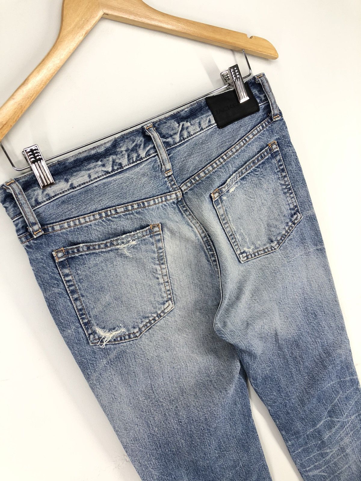 JACKROSE Rare💥Jackrose Seditionaries Distressed Faded Blue Jeans Size US 30 / EU 46 - 11 Thumbnail
