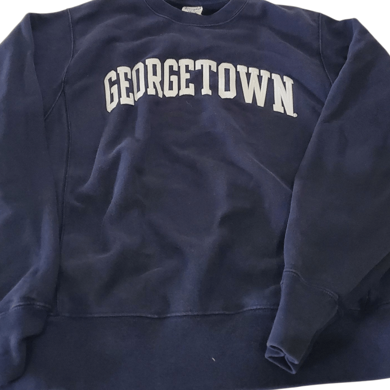 Vintage 90s Georgetown Embroidered Arc Logo Sweatshirt Size US S / EU 44-46 / 1 - 3 Thumbnail