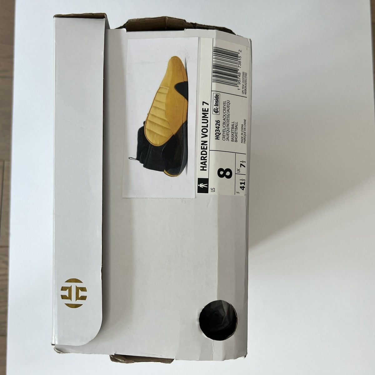 Adidas adidas Harden Vol. 7 Crew Yellow HQ3426 Men's Shoes Size 8 Size US 8 / EU 41 - 8 Thumbnail