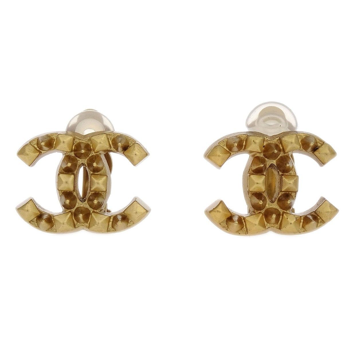 Chanel Chanel Vintage CC Clip-On Earrings Metal Size ONE SIZE - 1 Thumbnail