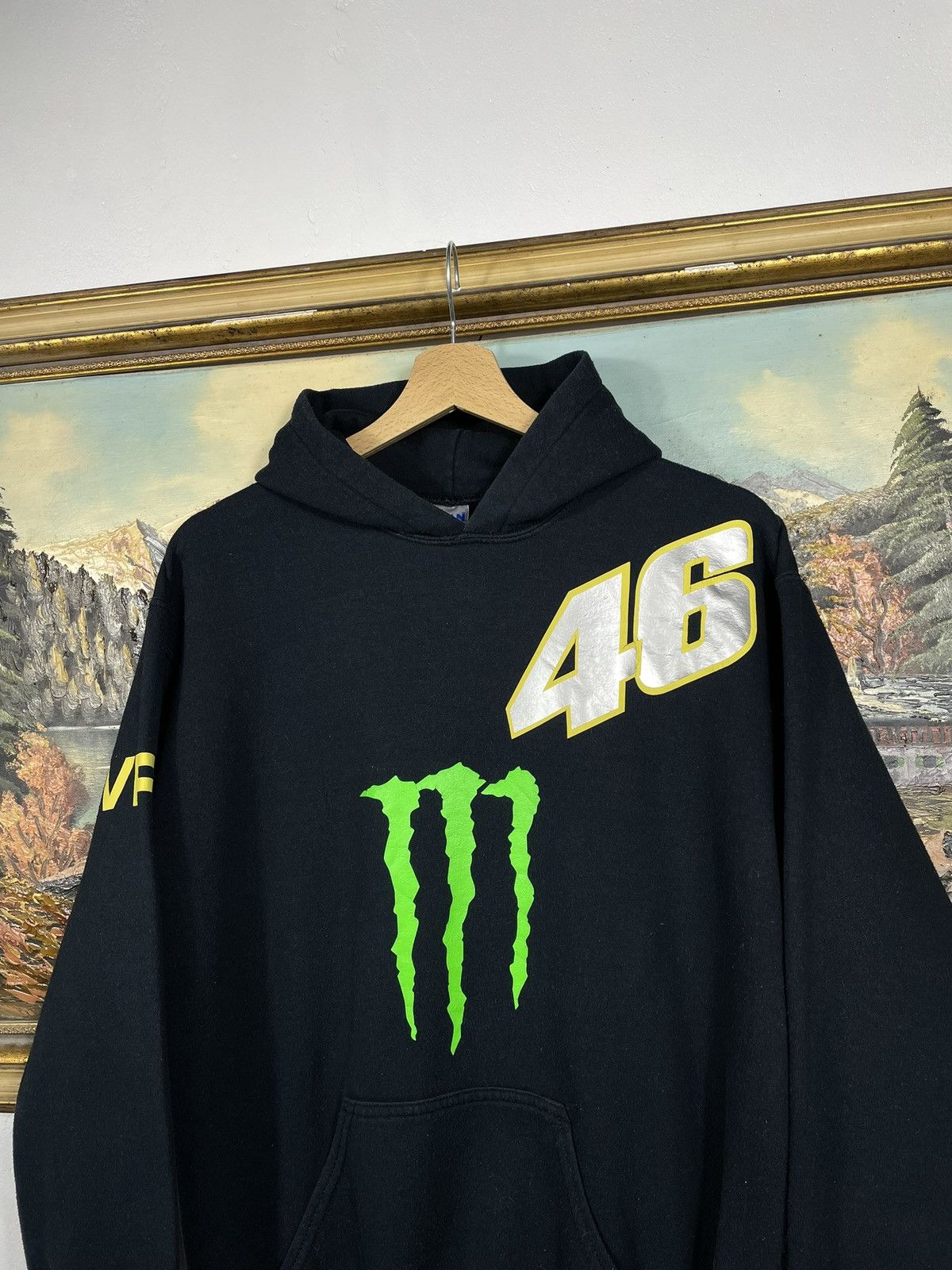 Vintage Monster Energy Drink Black 46 Retro y2k Hoodie Size US S / EU 44-46 / 1 - 4 Thumbnail