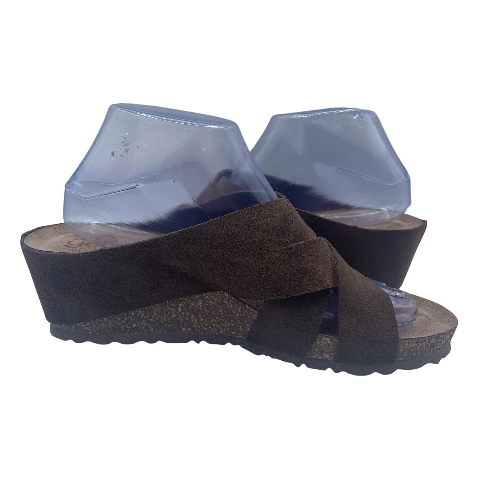Other Yokono Sandals Wedge Brown Leather Comfort Spain Womens 9 Size US 9 / IT 39 - 6 Thumbnail