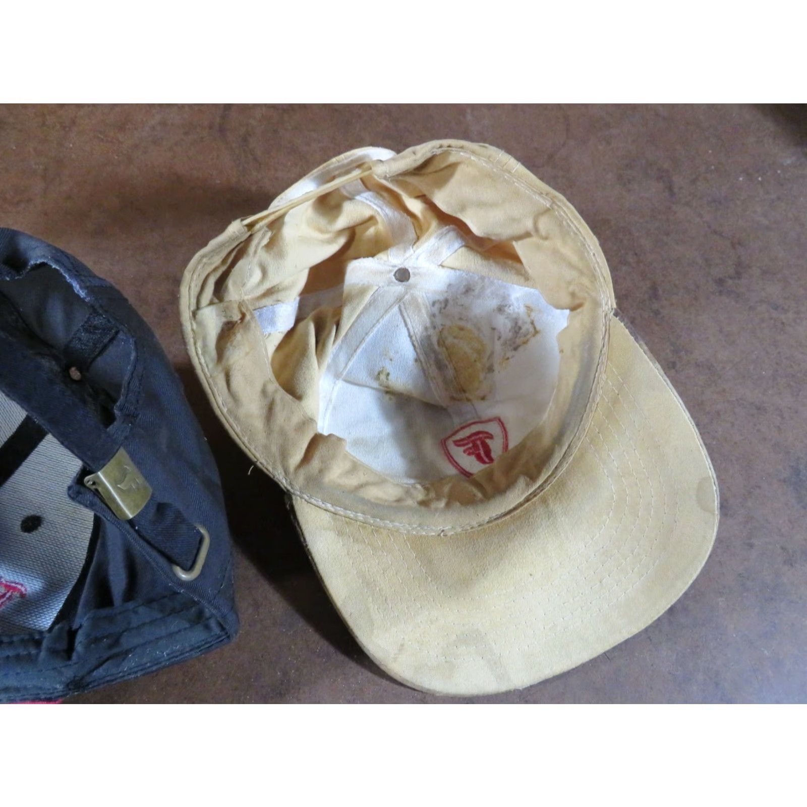 Vintage VINTAGE Glidden Firestone FS 590 Plus USA Trucker Hat Adjustable Nylon White Men Men Trucker Hat 80s 60s 70s USA Size ONE SIZE - 6 Thumbnail