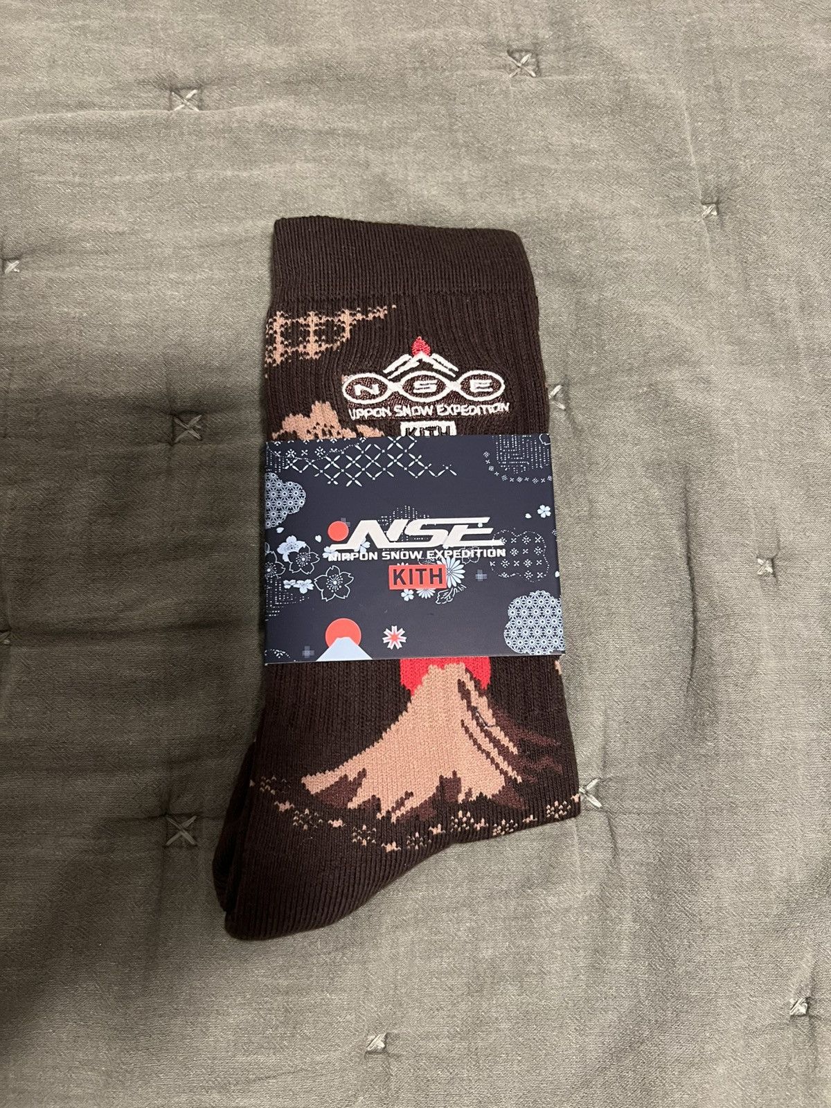 Columbia × Kith Kith Landscape Jacquard Socks Size ONE SIZE - 1 Thumbnail