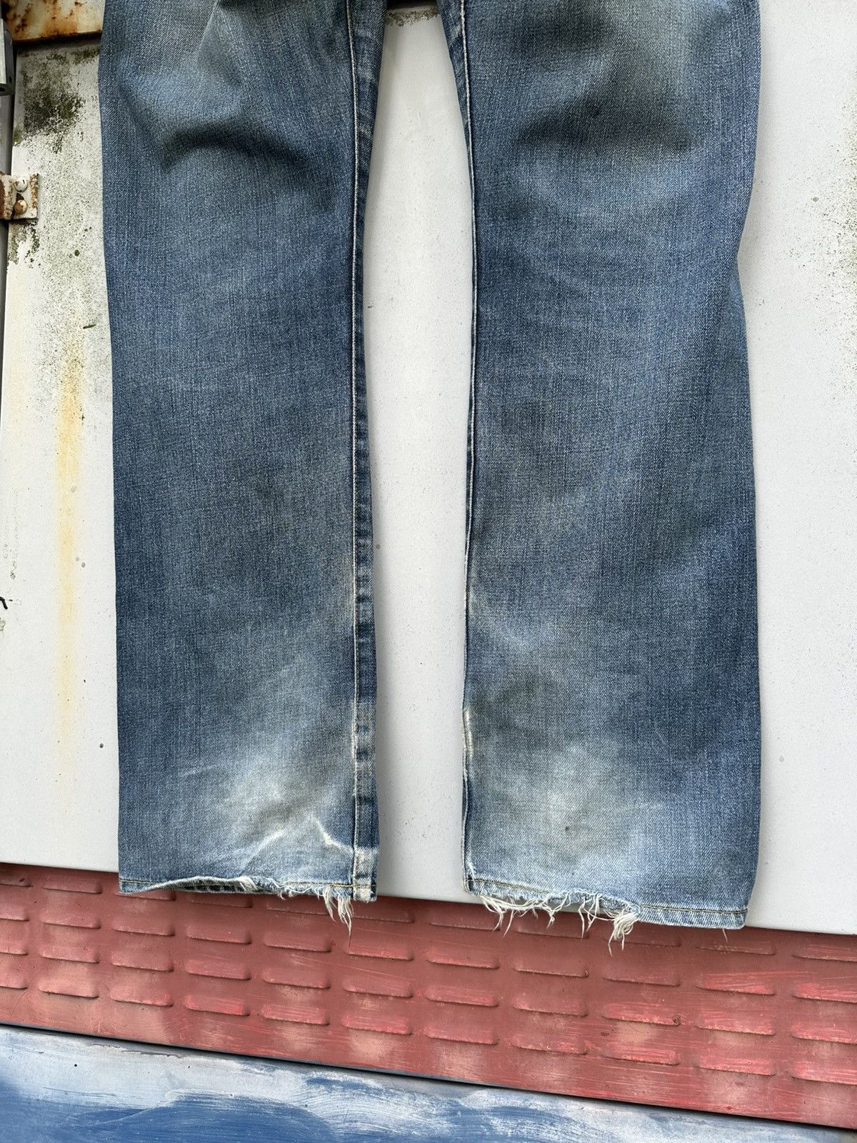 Tommy Hilfiger 👹Tommy Hilfiger Distressed StraightCut Jeans Size US 32 / EU 48 - 9 Thumbnail