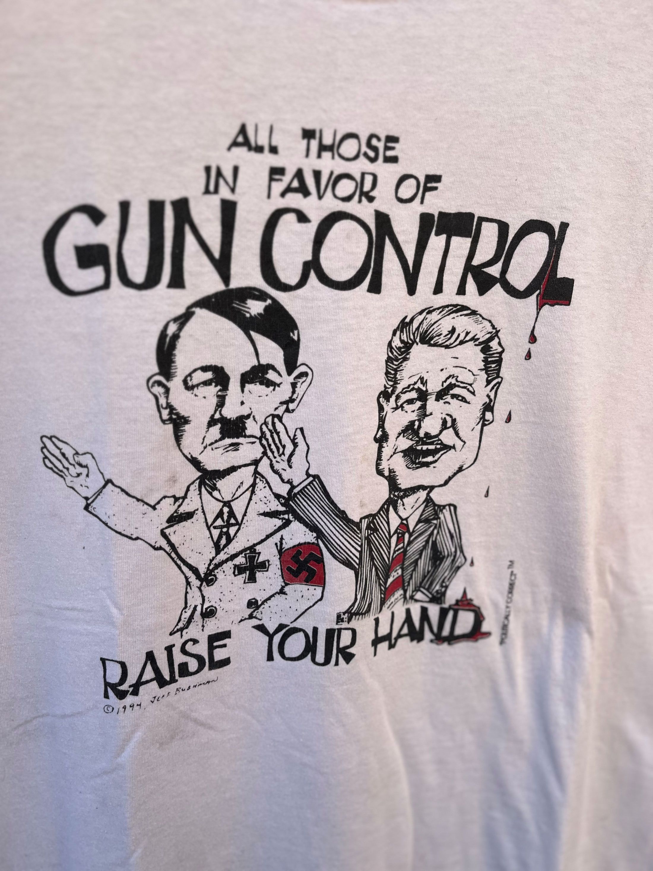 Arts & Science × Sci-Fi Fantasy Vintage Hitler Bill Clinton American Caricature Comic Satira Size US XL / EU 56 / 4 - 3 Thumbnail