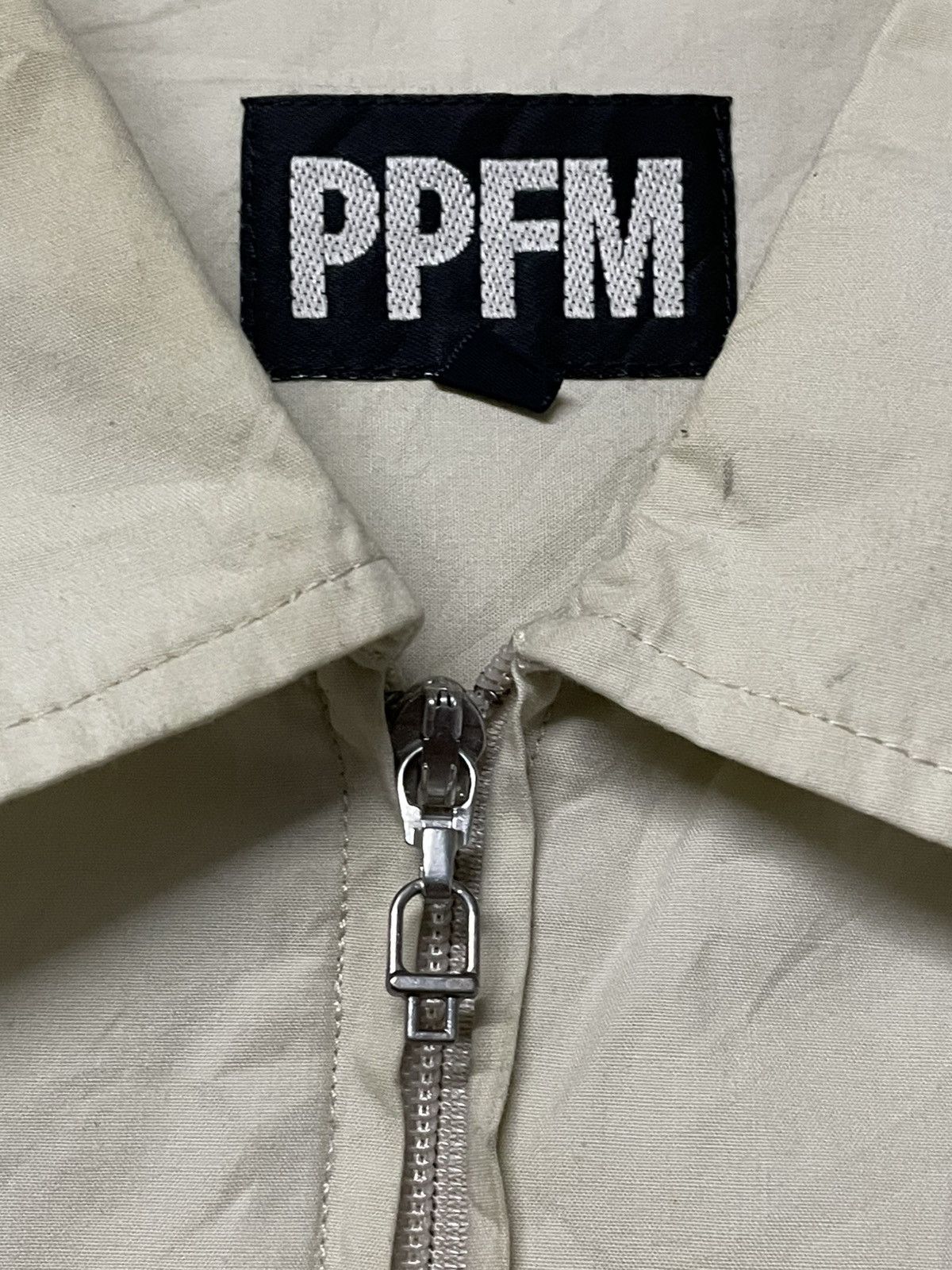 Japanese Brand × PPFM × Vintage Vintage 1990s Japan Designer Ppfm Cropped Nylon Style Tshirt Size US M / EU 48-50 / 2 - 6 Thumbnail