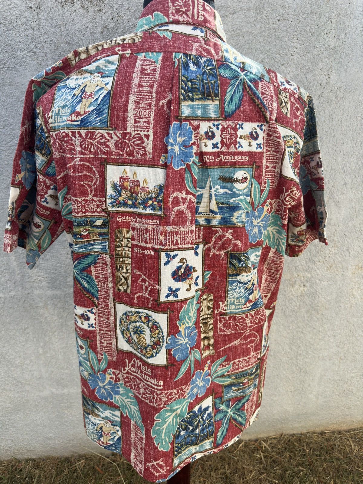 Reyn Spooner Reyn Spooner Vintage Mele Kalikimaka Christmas Men's M Red Size US M / EU 48-50 / 2 - 2 Thumbnail