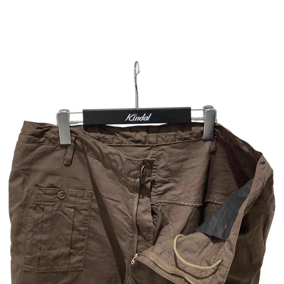 Yohji Yamamoto BLACK Scandal Yohji Yamamoto/ 25SSOXFORD NO-TUCK WORK PANTS Size US 35 - 3 Thumbnail