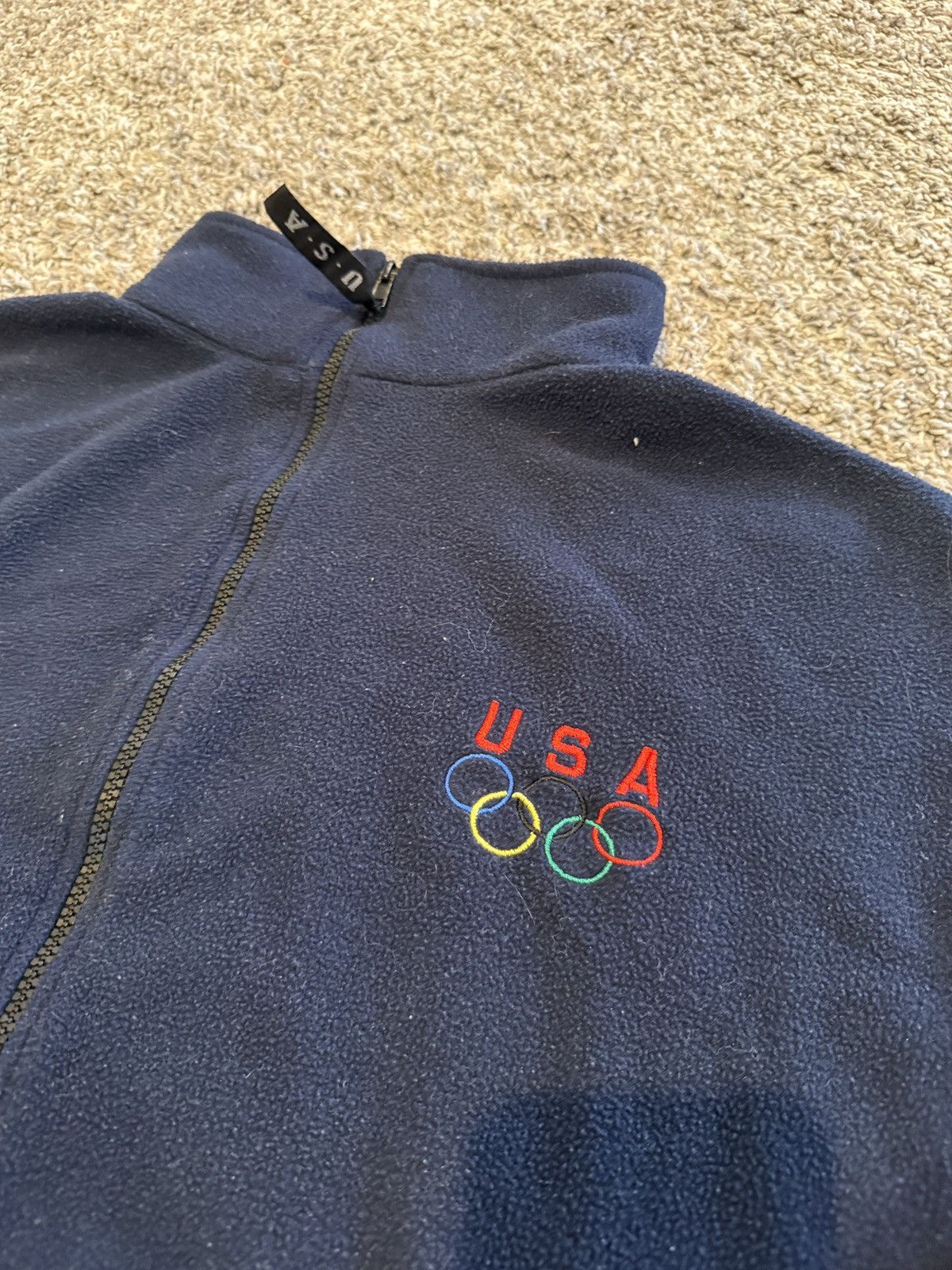 USA Olympics × Vintage Vintage USA Olympics zip up Size US XL / EU 56 / 4 - 2 Thumbnail