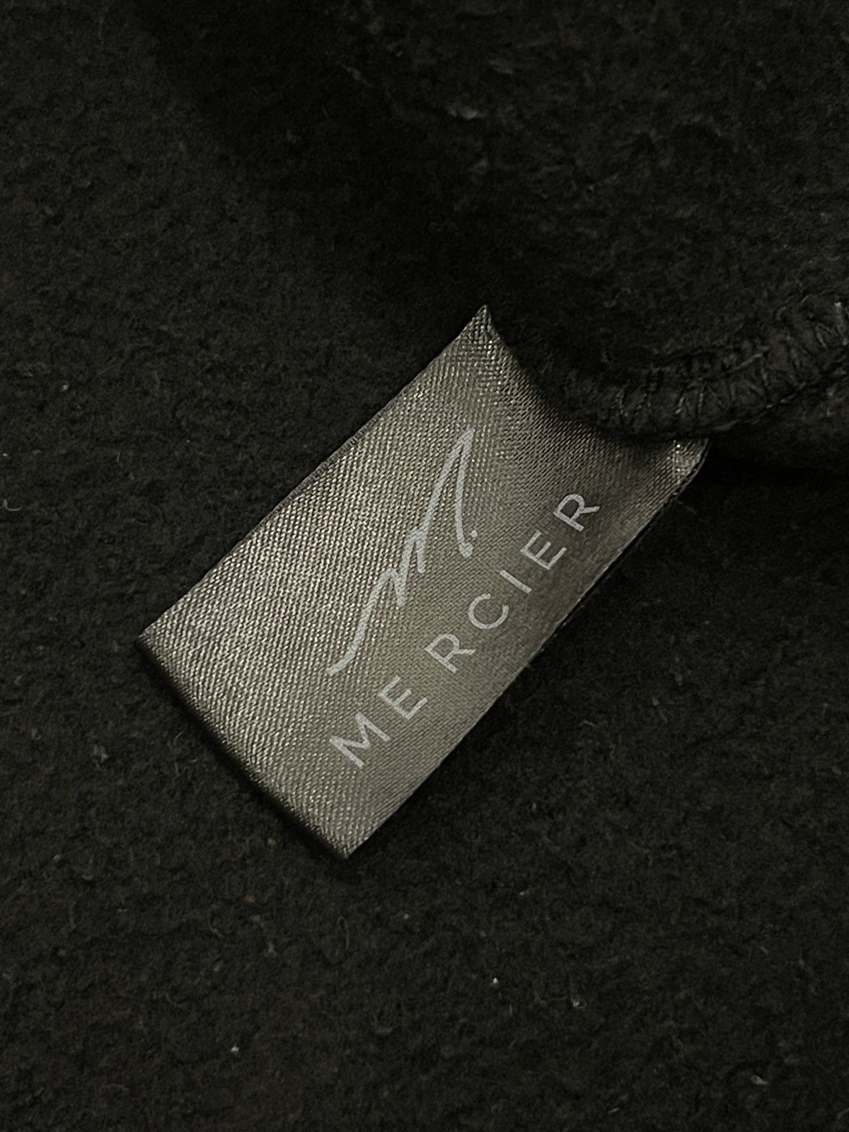 Vintage Vintage Mercier black sweater sweatshirt with logo Size US M / EU 48-50 / 2 - 6 Thumbnail