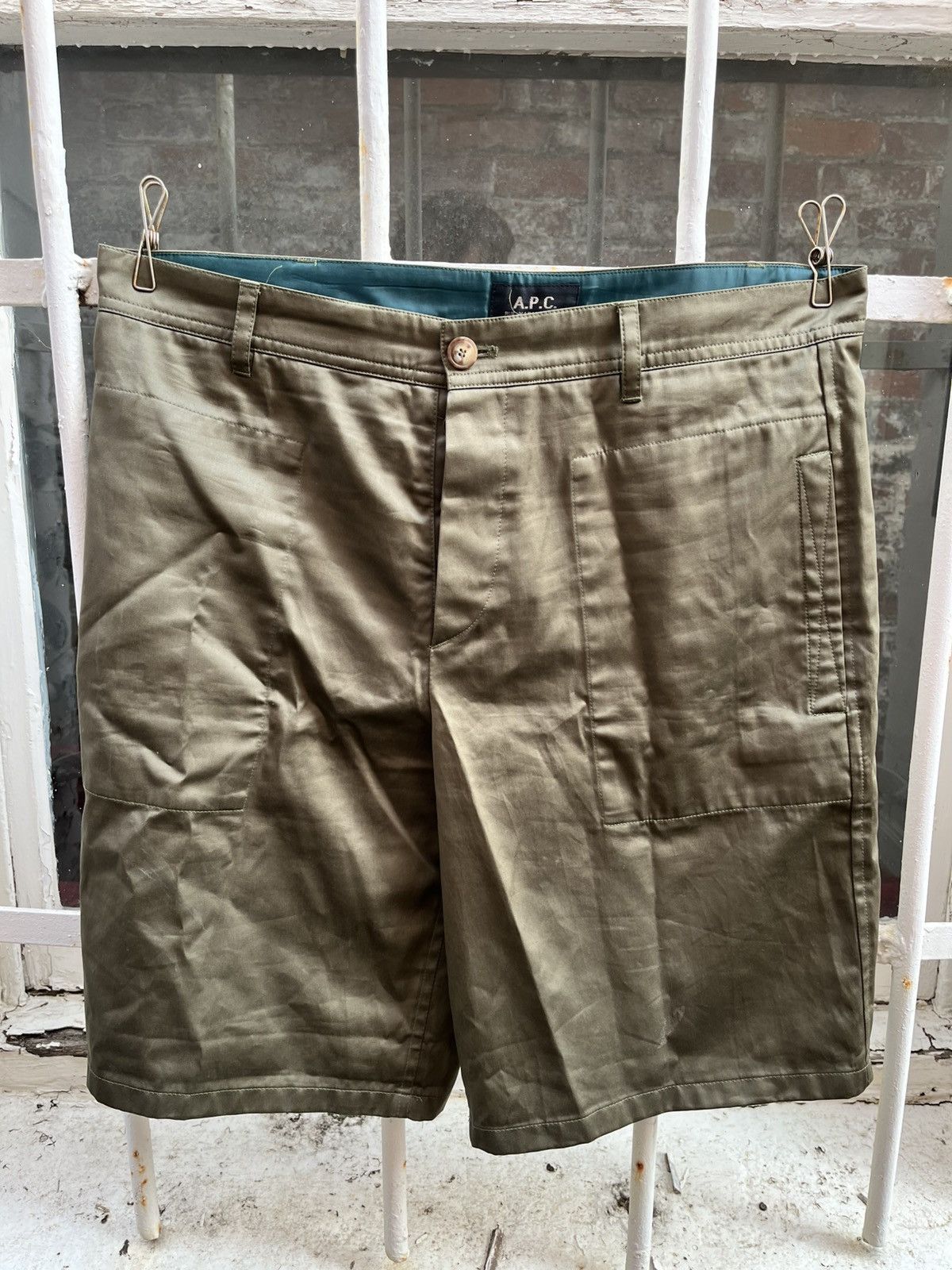 A.P.C. Army Style APC shorts Size US 32 / EU 48 - 2 Thumbnail