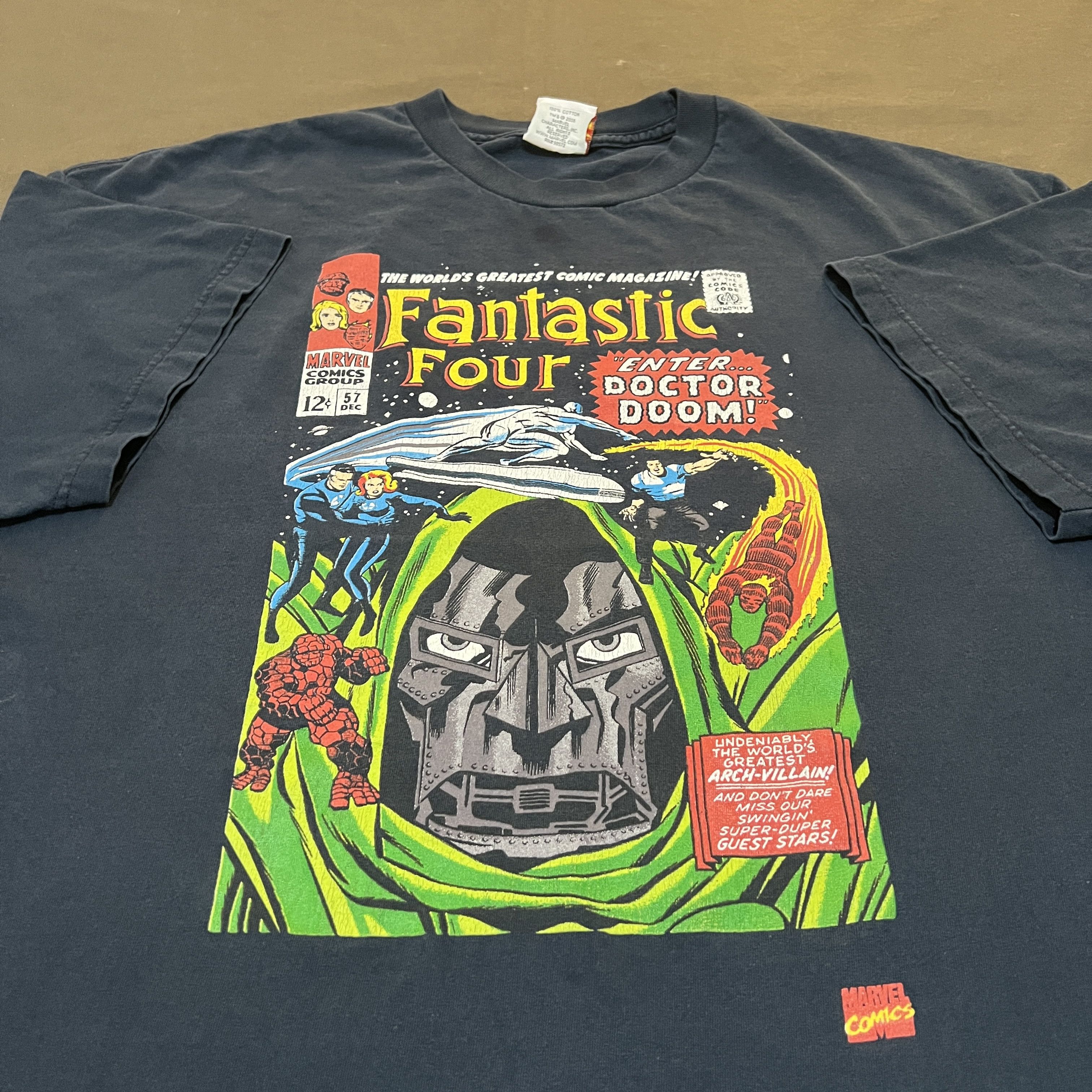 Vintage Y2K Fantastic Four Doctor doom Silver surfer 2XL