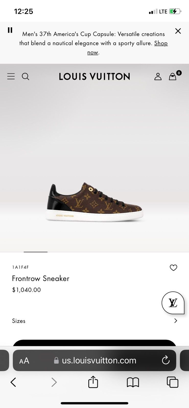 Louis Vuitton Louis Vuitton Frontrow sneaker Size US 8.5 / IT 38.5 - 6 Thumbnail