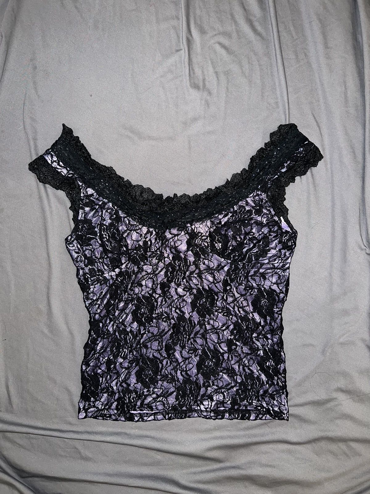 Japanese Brand Gyaru lace off shoulder top🎀🔮 Size M / US 6-8 / IT 42-44 - 7 Thumbnail