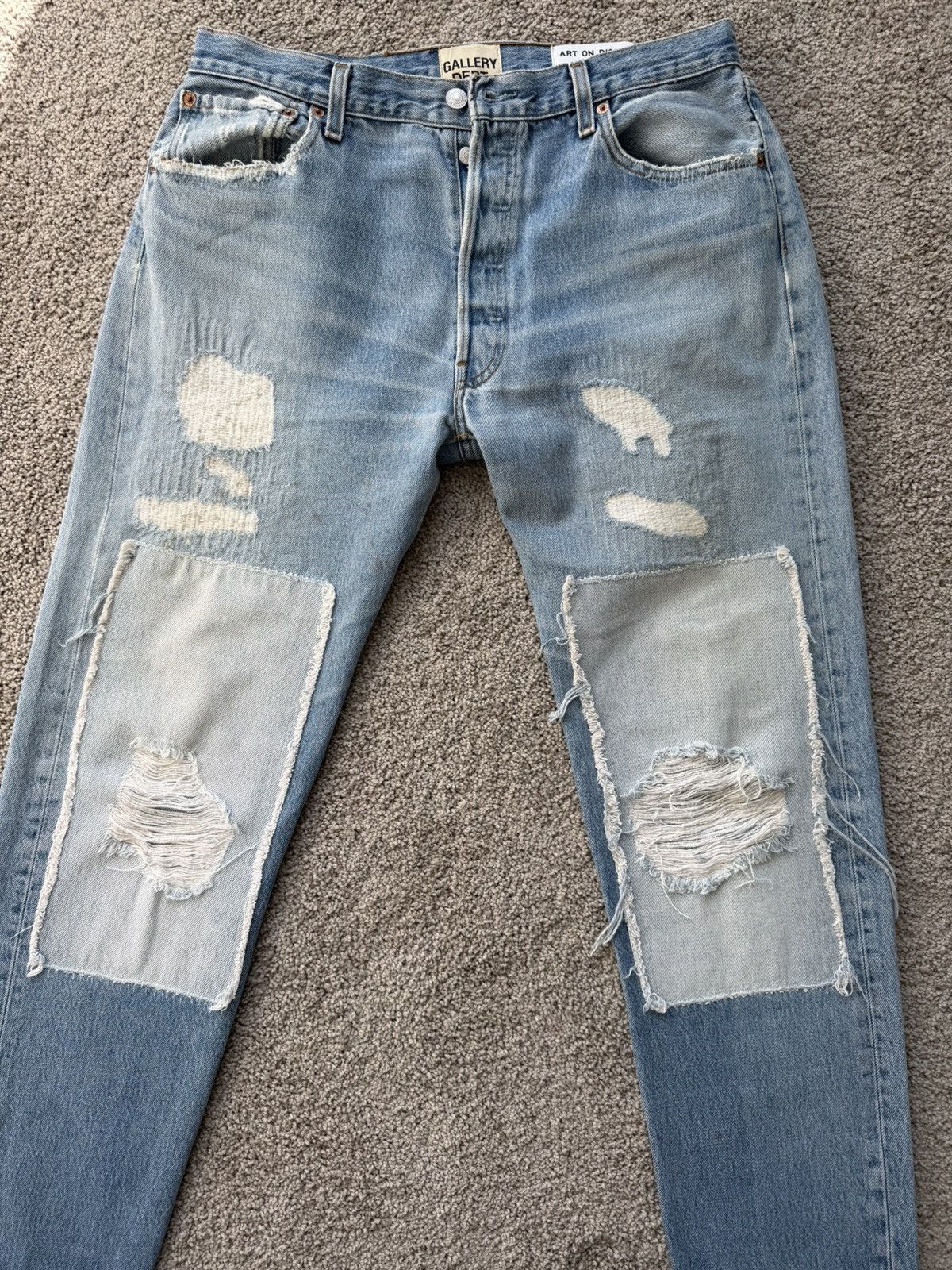 Gallery Dept. Gallery Dept. Distressed Denim ⛓️‍💥 Size US 31 - 7 Thumbnail