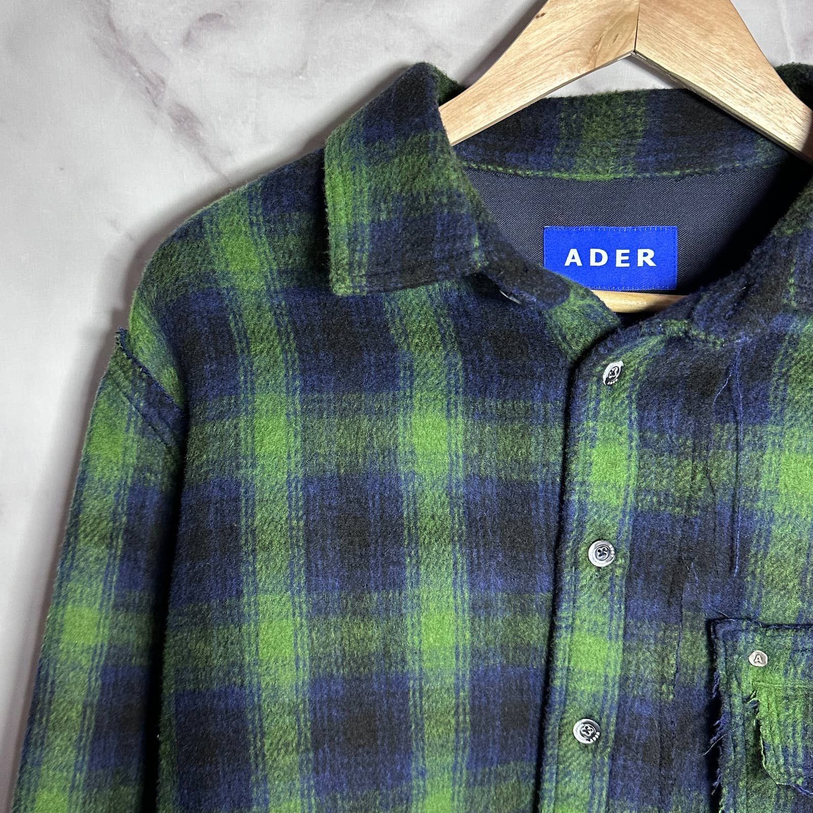 Ader Error F/W20 Swall Plaid Shirt Size US XL / EU 56 / 4 - 3 Thumbnail