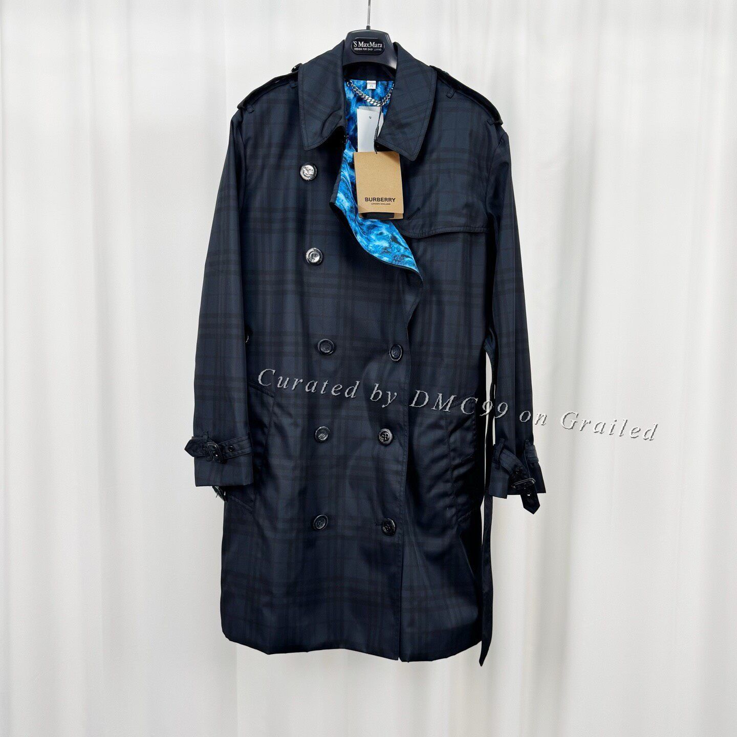 Burberry Burberry Check Lining Tie-Dye Trench Coat Size XXS / US 00 / IT 34 - 1 Thumbnail