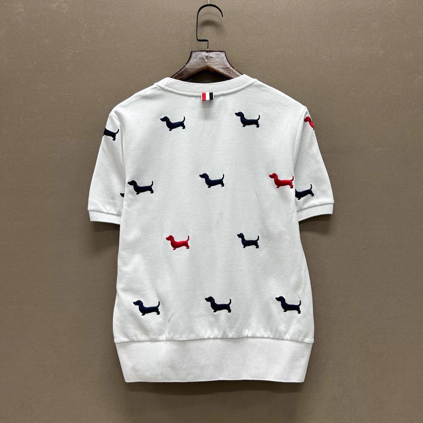 Thom Browne Thom Browne 99 New Puppy Embroidery SS Tee 40 Size S / US 4 / IT 40 - 2 Thumbnail