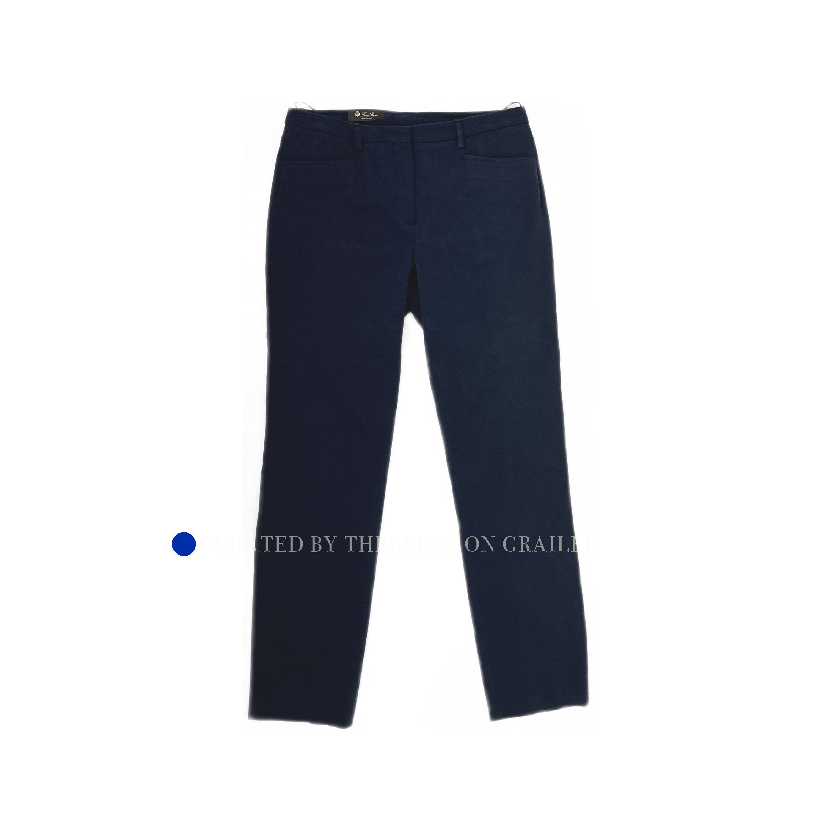 Loro Piana Blue Casual Pants Size 26 Size US 26 / EU 42 - 1 Thumbnail