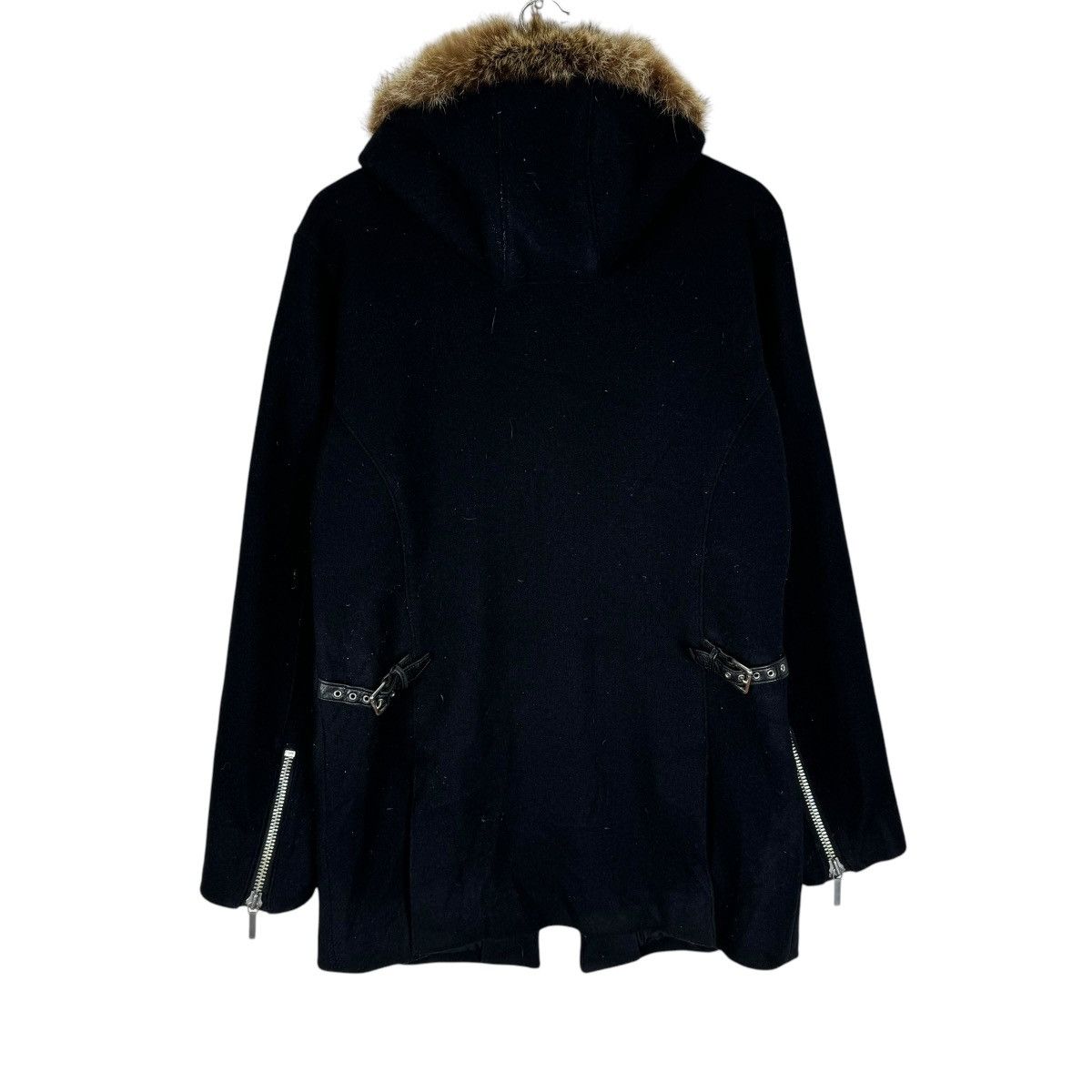 If Six Was Nine ☀️REDMOON FUR HOODIE CROSS ZIP JACKET LIKE 14TH ADDICTION Size US M / EU 48-50 / 2 - 9 Thumbnail