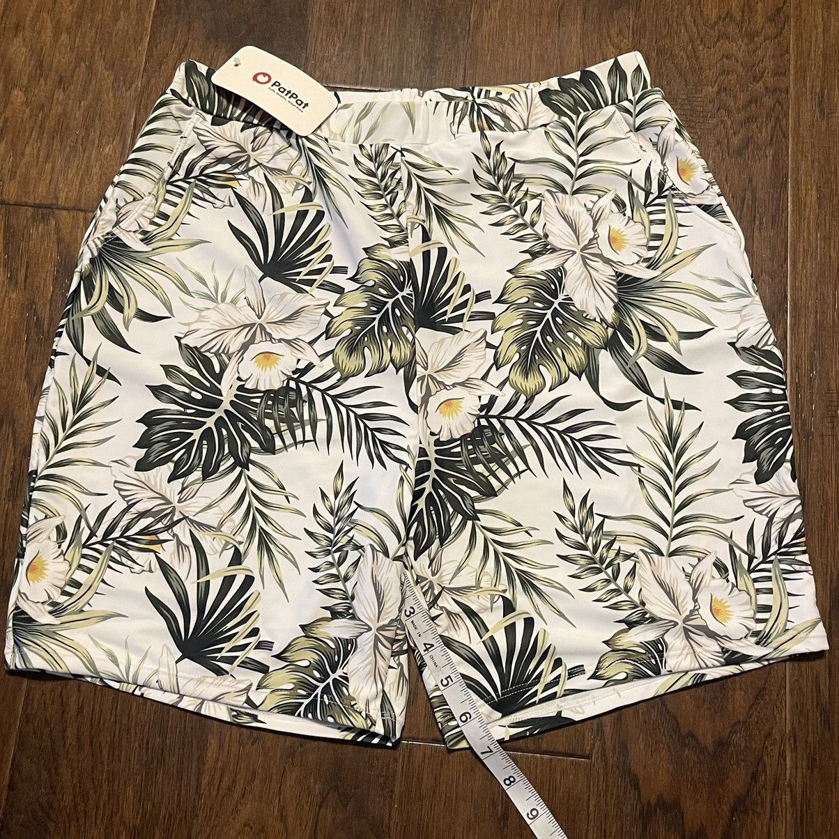 Other NWT PatPat Tropical Leaf Print Swim Board Shorts Size US 32 / EU 48 - 8 Thumbnail