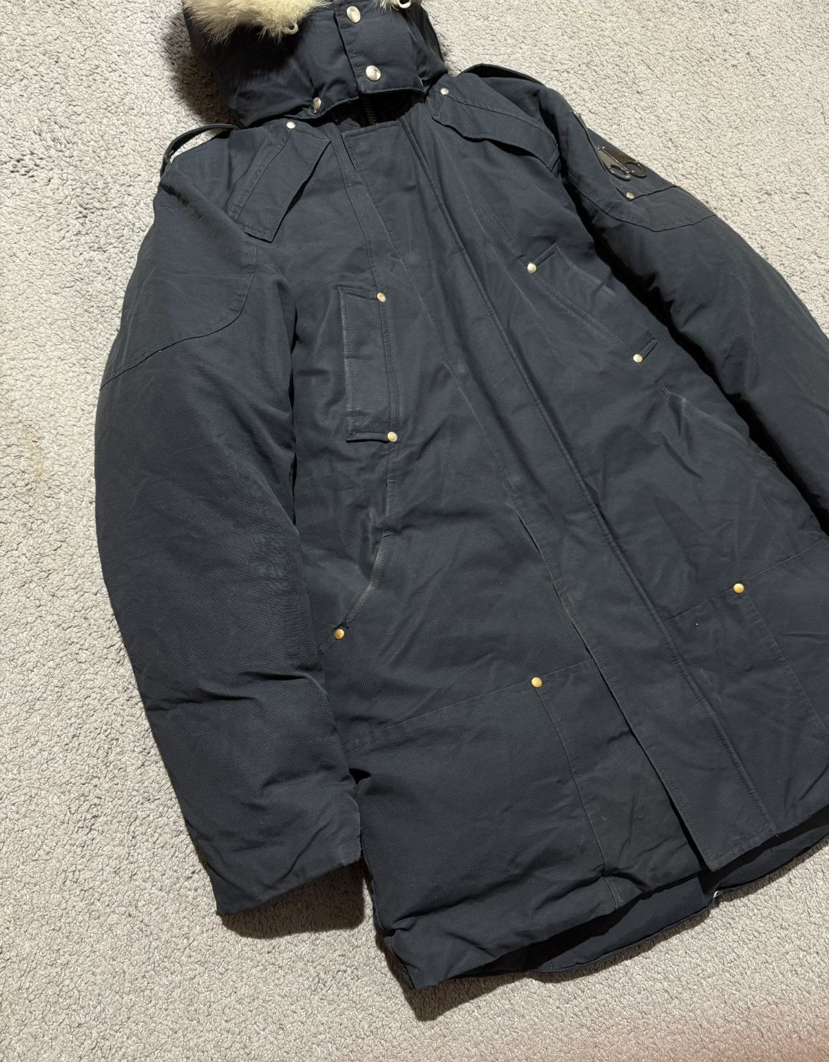 Moose Knuckles Moose Knuckles Down Parka Jacket Fur Hood #F15 Size M / US 6-8 / IT 42-44 - 2 Thumbnail