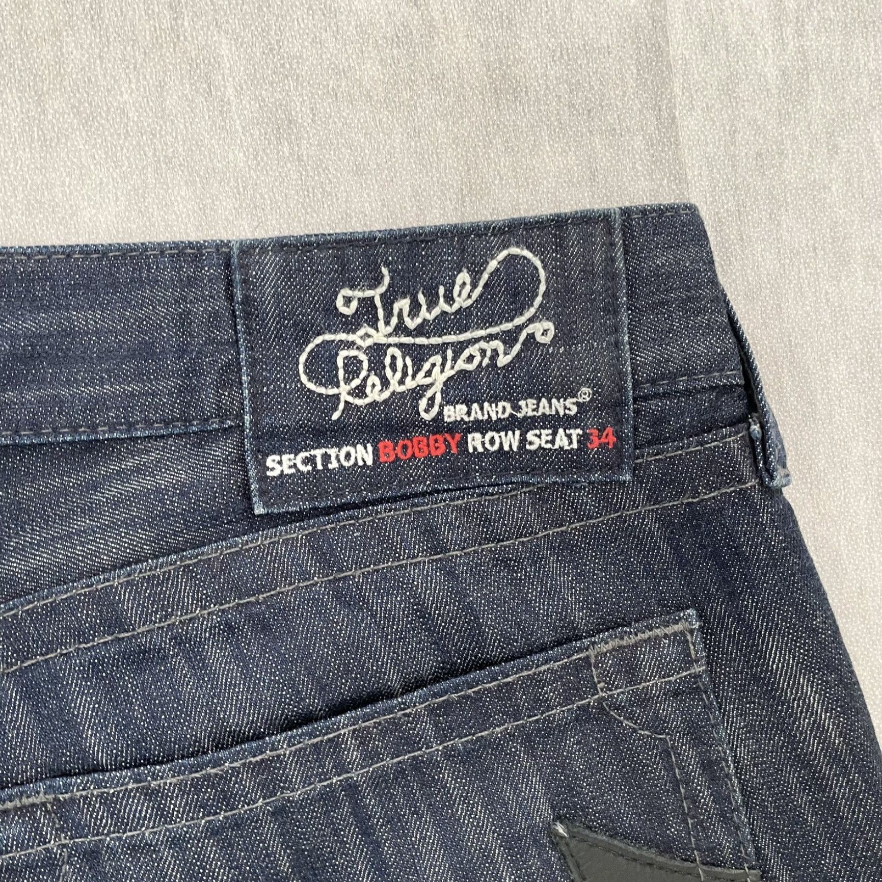 True Religion VINTAGE True Religion Denim Shorts Adult 38 Blue Solid Casual Made In USA Mens Size US 38 / EU 54 - 3 Thumbnail