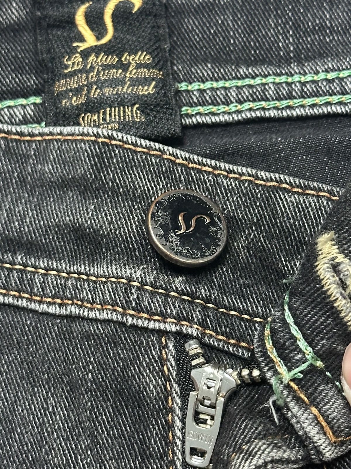 Edwin Something x Edwin Vienus Jean Vintage Distressed Bootcut Size US 28 / EU 44 - 12 Thumbnail