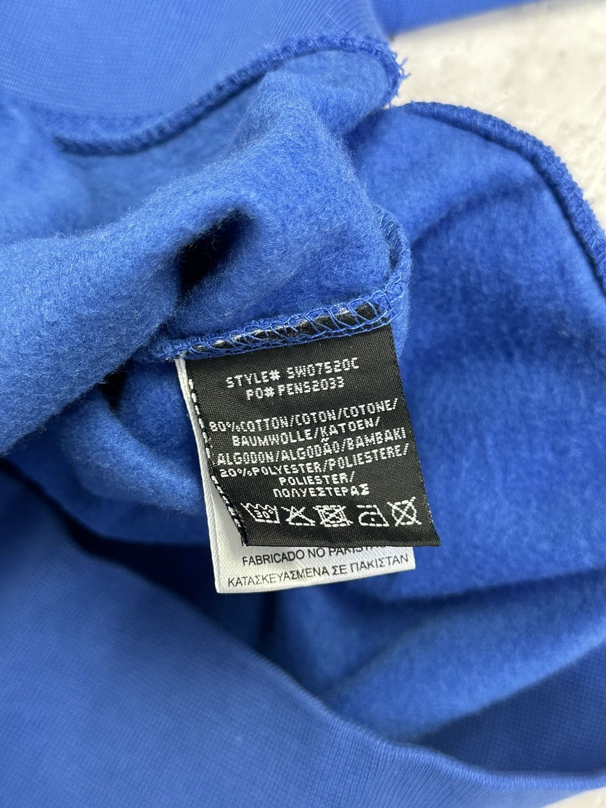 Designer × Schott Schott NY Logo Blue Long Sleeve Cotton Sweatshirt Size US M / EU 48-50 / 2 - 6 Thumbnail