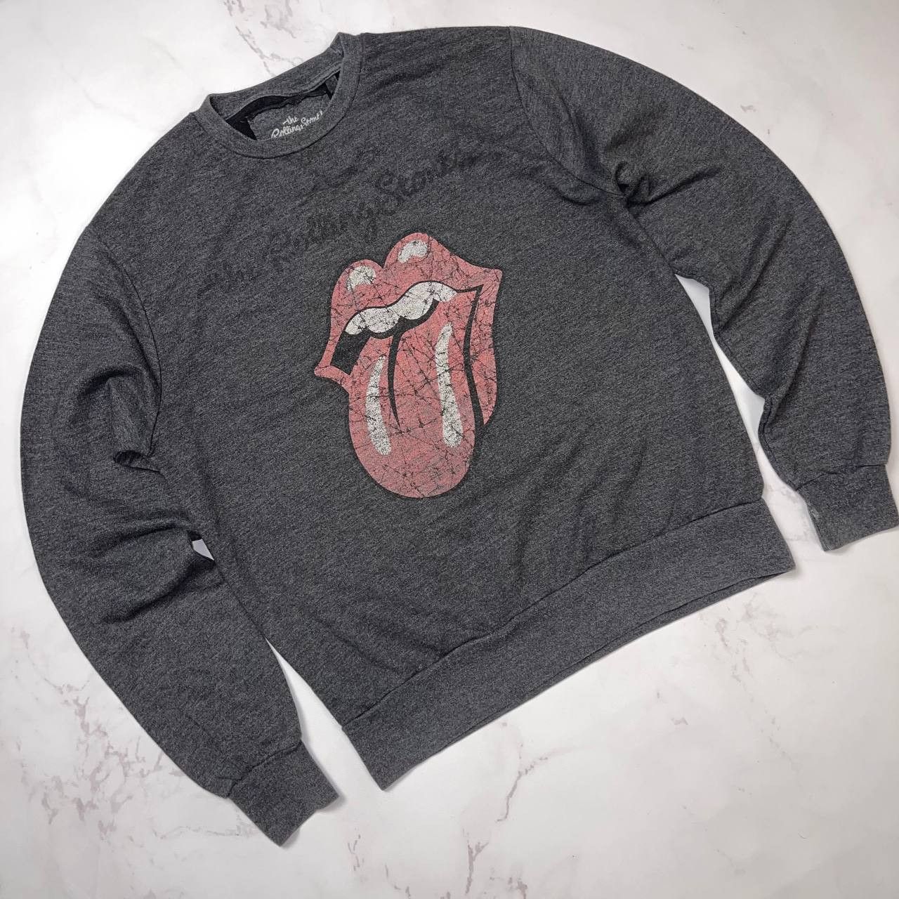 The Rolling Stones The Rolling Stones Sweatshirt Rock Band Gray Pullover L Size US L / EU 52-54 / 3 - 2 Thumbnail