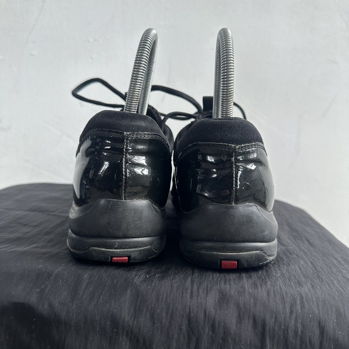 Prada PRADA Americas Cup Red Tab Low-Top Sneakers Size US 7 / IT 37 - 5 Thumbnail