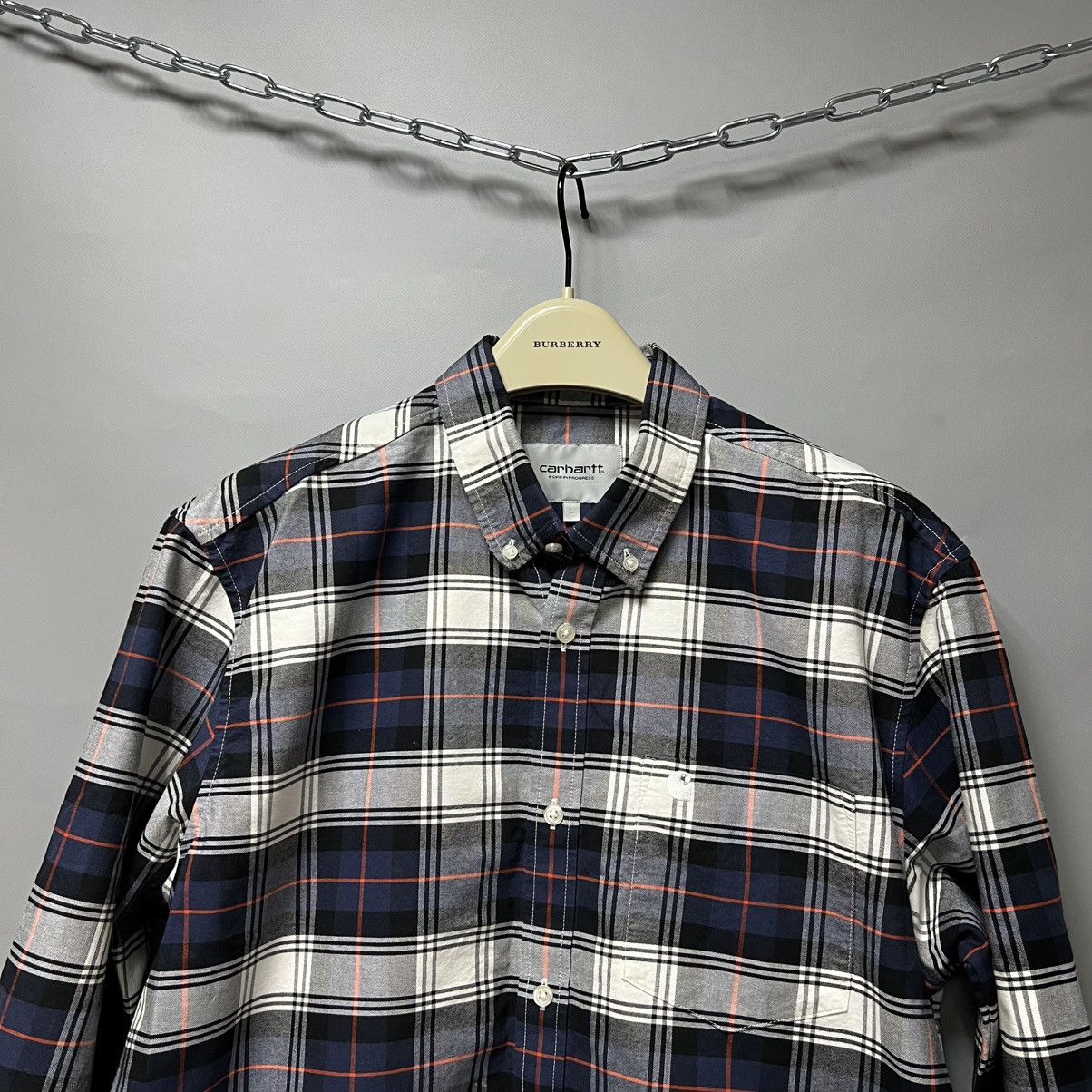 Carhartt × Carhartt Wip Carhartt WIP L/S Steen Shirt Plaid y2k Size US L / EU 52-54 / 3 - 6 Thumbnail