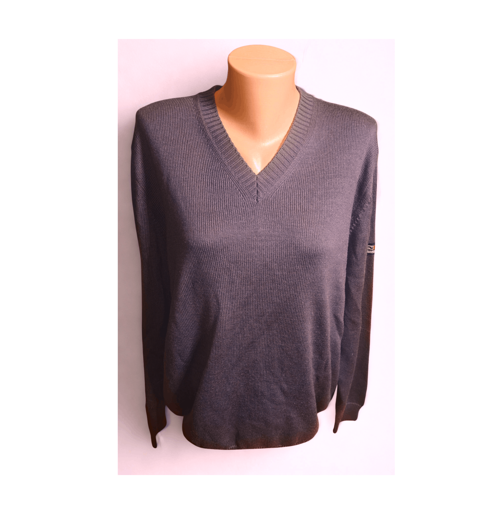 Other VTG Navigare Purple Merino Wool V-Neck Jumper made in Italy Size US XL / EU 56 / 4 - 1 Thumbnail